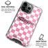 Cartoon Network Powerpuff Girls Checkered iPhone 16 Pro Clear Case